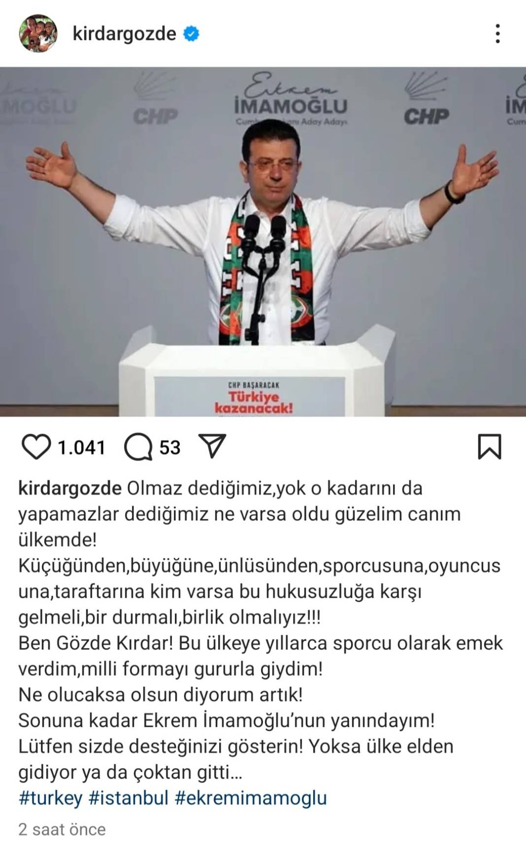 VakıfBank'ın efsane isminden İmamoğlu isyanı 4